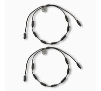 Magic Allure Black String Bracelets Handmade 7 Knots Protection Bracelet. Kabbalah Good Luck Amulet. Adjustable Red String of Fate for Women & Men - Spiritual Jewelry for Positive Energy 2 Units