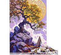 Magic Ancient Tree Jigsaw Puzzle 1000 Piece Jigsaw Puzzles For Adults Teenager Wooden Puzzles Toy Game Explore Creativity And Problem Solving 1000pcs (75x50cm)