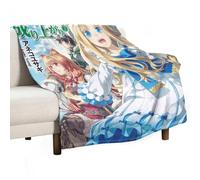 Magic Anime And Manga The Rising of The Shield Hero Poster Fleece Throw Blanket for Bed Couch Sofa 300GSM Super Soft And Warm Flannel Blankets Home Decor 50"x60"