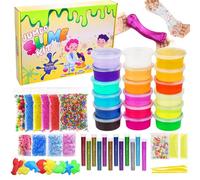 Magic Aqua Fairy Water Gel Kit - 46+ PCS DIY Sensory Toys with 20 Molds & 22 Colors, Kids Art Craft Kit, Educational STEM Gift for Girls Boys Ages 3 4 5 6 7 8 9 10