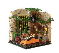 Magic Architecture College Building Blocks Set, 2059PCS STEM Movie School Home Bricks Kit, Creative Construction House Model Toys, Ideas Gifts for Movie Fan Kids Adults