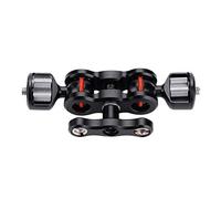 Magic Arm Ball Mount Ball Head Adapter, Arm Mount Camera Mount,Arm Adapter,Multi Function Dual Ball Head Hot Shoe Magic Arm Mount Adapter Camera Accessory