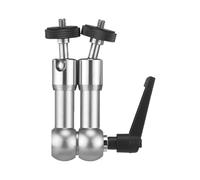 Magic Arm Camera Mount Bracket Stainless Steel Adjustable U Shaped Groove Monitor Stand for DSLR Camera Flash LED LCD Display Precision Control Flexible 360 Rotation Aluminum (7 inch RJ087)