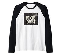 Magic Awaits with this Pixie Dust Emblem for Boys and Girls Raglan Baseball Tee