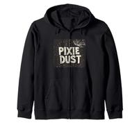 Magic Awaits with this Pixie Dust Emblem for Boys and Girls Zip Hoodie