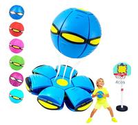 magic ball, magic bouncy ball, Magic Bouncing Ball, Childrens Bouncing Balls Magical, Parent-Child Interaction, Dual Form Freely Switchable, With 6 Lights (Light blue)