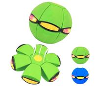 Magic Ball, Magic Meta Ball, Magics Bouncing Balls, Dual Form Freely Switchable, The MagicBall with 6 Light, Suitable for Indoor & Outdoor Use (Green)