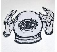 Magic Ball with Eye Badge Clothing Jacket Shirt Iron on Sew on Embroidered Patch
