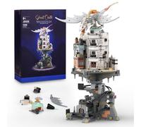 Magic Bank Building Blocks, 1056 PCS Magic Architecture Castle Building Kit, Collectable Display Model Set for Adults, Blocks Architectural Compatible with Lego, Construction Toy for Boys Ages 14+