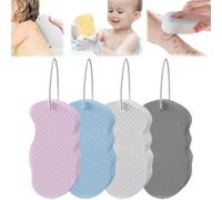 Magic Bath Sponge, Exfoliating Bath Sponge, Super Soft Exfoliating Bath Sponge Reusable, Skin Scrubber Exfoliator Sponge, Reusable Exfoliating Sponges, for Body Bath (4pcs)