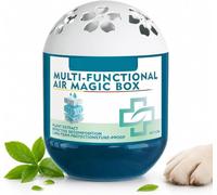Magic Bead Box for Odor & Dust Removal, Multifunctional Air Magic Box Dust Remover | No Electricity Needed | Plant-Based Formula | For Home, Bedroom, Bathroom, Office, Car & Pet Areas (1PC, 120G)