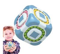 Magic Bean Cube - 2 In 1 Educational Rotating Puzzle, Stress Relief Toy | superiors Workmanship Bring Kids Pleasure Brain Training Game For Children, Boys, Girls And Kids Learning Development