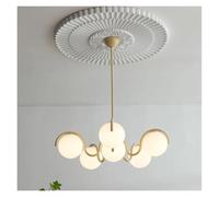 Magic Bean Glass Pendant Light,Living Room Chandelier, Minimalist Bedroom, Study, Dining Room Light