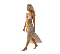 Magic bedding 100% Cotton Printed Women’s Beach Sarong Wrap for Swimwear, Long Lightweight Bohemian Summer Cover-Up Skirt for Poolside, Cruise & Resort