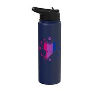 Magic Bi-Pride Book of Cosmic Energy Stainless Steel Insulated Water Bottle