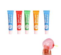 Magic Blow Bubbles Balloons, Bubble Glue Toy Colorful Blowing Bubble Glue Creative Party Favor Back to School Gift for Schools Party Birthday Gift