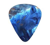 Magic Blue Fox - Guitar Picks-12 Pack Includes Thin, Medium & Heavy Gauges, Best Gift for Guitar Lovers