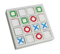 Magic Board for Tic Tac Toe Game. for 2 Or 3 Players. The Classic Connect 3 Strategy Game in 4x4 Board with Special Mechanism. 3D Printed. by Milo’s Cube.