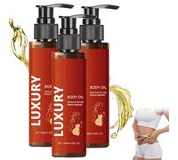 Magic Body Firming Oil,Ma-gic luxury BODY OIL,Glow Essence magic Body Oil,Collagen Lifting BodyOil,Hydrating Skin Tightening Body Lotion,Luxury Spa Gifts,After Shower Body Oil for Women (3PCS, 100ml)