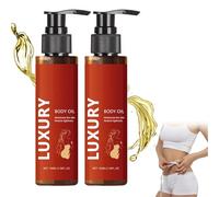 Magic Body Firming Oil,Ma-gic luxury BODY OIL,Glow Essence magic Body Oil,Collagen Lifting BodyOil,Hydrating Skin Tightening Body Lotion,Luxury Spa Gifts,After Shower Body Oil for Women (2PCS, 100ml)
