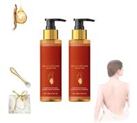 Magic Body Firming Oil,Magic Luxury Body Firming Oil with Vitamin E, Rosehip, and Almond Oils,Ultra Hydrating And Firmings Skin,Lightweight & Non-Greasy For Crepe Skin (2pcs, One size)