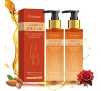 Magic Body Oil Firming 2 PCS Magic Luxury Body Oil, Moisturizing Firming Body Lotion for Smooth and Shiny Skin, Effectively Improves Fine Lines, Soft and Firm,for Women After Bathing, 100ml 3.38 Fl Oz