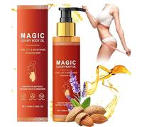 Magic Body Strafting Oil, 100 ml Glow Straff Magic Body Oil, Skin Firming Glow Remedy Oil, Moisture Luxury Body Firming, Nutritious Body Oil Firming, Reduces Fine Lines for All Skin Types