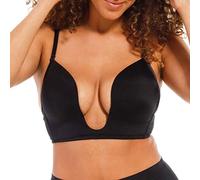 MAGIC Bodyfashion U-Bra Women’s Deep Plunge Push Up Seamless Padded V Shaped Convertible Bra