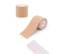MAGIC Bodyfashion Wide Boob Tape - Caramel 10cm Breast Lift Tape | Skin-Friendly, Stretchable Adhesive | Backless & Strapless Styling Solution, 5m Roll