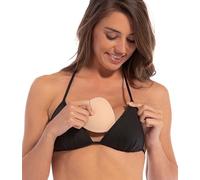 MAGIC BODYFASHION Women's Bikini Pads Inserts Push Up Air Filled Bra Enhancers fillers Swim Proof, Beige
