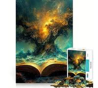 Magic Book 1000 Piece Jigsaw Puzzles for Teenagers Brain Think Snug Connection Real Challenge Christmas Idea (50x75cm)