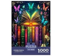 Magic Book 1000 Piece Jigsaws for Adults Fun, Challenging & Brainteasing Beautiful Home Decoration Art Colorful DIY Craft 38x26cm/1000pcs