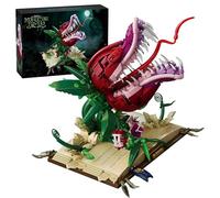 Magic Book Cannibal Flowers Building Blocks Set, 1208PCS Gothic Carnivorous Plant Model, Fantasy Botanical Collection Bricks Kit Decor, Creative Gifts for Adults & Horror Plant Enthusiasts