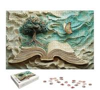 Magic Book Jigsaw Puzzles for Adults 5000, 5000 Piece Jigsaw Puzzles for Adults, Tree Jigsaws with Exquisite Packaging Box, Impossible Puzzle for Home Decor, Gifts for Women, Gifts for Men, -5387