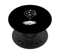 Magic Book Minimal Fantasy Constellation Theme Design PopSockets Adhesive PopGrip