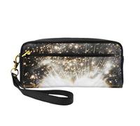 Magic Book Printed Cosmetic Bags for Women Mom, Stylish & Portable Leather Makeup Bag Cute Gifts Travel Toiletry Bag with Zipper