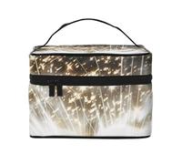 Magic Book Printed Makeup Bag Travel Cosmetic Bags for Women Cosmetic Storage Bag Zipper Toiletry Bag Organizer with Handle