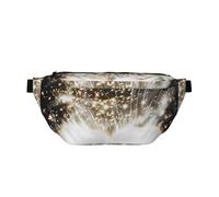 Magic Book Printed Waist Bag Adjustable Bum Bag Lightweight Travel Waist Fanny Pack Belt for Walking Cycling Hiking Travel