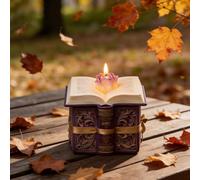 Magic Book Shaped Candle Moulds Silicone, Resin Casting Silicone Moulds for Epoxy Resin Craft & Home Party Holiday Decor, Silicone Molds for Soap Wax Aromatherapy Candles Making