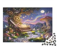 Magic Book Under Starry Sky 1000 Piece Jigsaw Puzzle Jigsaw Puzzle for Adults Paper Puzzle Game for Family Relaxing Focus Gift 70x50cm/1000pcs