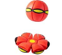 Magic Bouncing Ball, Children's Bouncing Ball, Magic Flying Saucer,Bouncy Balls, 2026 New Upgrade Dual-Form Transforming Light-Up Children's Bouncing Ball,Red