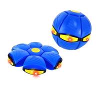 Magic Bouncing Ball,Kid's Magic Metaball,Magical Flying Saucer,2-in-1 Bouncy Ball with 6 Light,Dual Form Freely Switchable,Parent-Child Interaction Game,Bouncy Balls for Kids & Pets for Indoor Outdoor