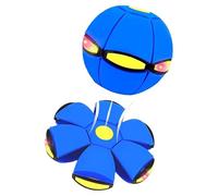 Magic Bouncing Balls, Children's Bouncing Ball, Magic-metaball, Magic Flying Saucer, Bouncy Balls, Children's Stomp Deformation Ball with 3 Light, Parent-Child Interactive Toy