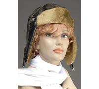Magic Box Adult Size Amelia Earhart Style Pilot Flying Hat