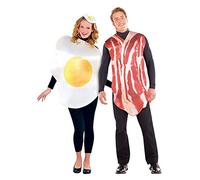 Magic Box Bacon and Egg Breakfast Couples Costumes M/L (chest 40-42")