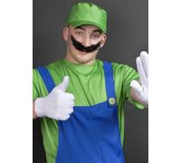 Magic Box Black Super Mario Luigi Style Fake Moustache