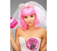 Magic Box Bride To Be Silver Minnie Mouse Ears with Veil