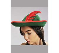 Magic Box Green Medieval Robin Hood Fancy Dress Hat