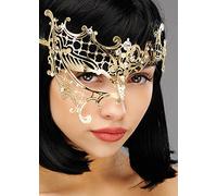 Magic Box Ladies Gorgeous Gold Filigree Masquerade Eye Mask