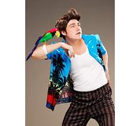 Magic Box Mens Ace Ventura Style Pet Detective Costume Kit (XL (44-46 chest))